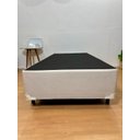 Ver mais imagens de Cama Box Solteiro Base 188x88:suede Bege/solteiro