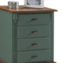 Ver imagem 2 de Mesa de Cabeceira Retrô 4 Gavetas Pés Luiz Xv 60404 Linz Móveis