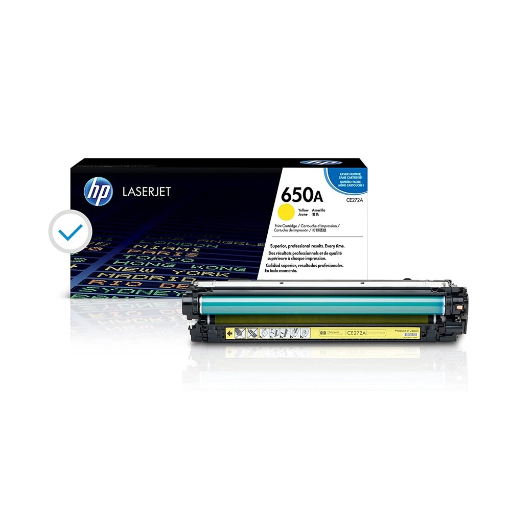 Toner Original Hp 650a Amarelo Yellow Cp5520 - Ce272a