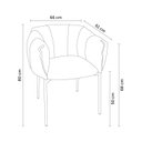 Ver imagem 2 de Kit 2 Cadeiras Poltrona Estofada Conforto Joy Rivatti