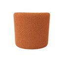 Ver imagem 6 de Poltrona Estofada 74cm x 68cm x 70cm Redonda Confortável para Sala ou Recepção Formato Orgânico