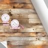 Papel de Parede Auto Adesivo Madeira Demolição Clara Decorativa Vinil Quarto Sala Cozinha 9m - 3