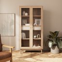 Ver imagem 6 de Cristaleira Kaki 89,5 Cm X 45 Cm Tauari - Telinha Portuguesa