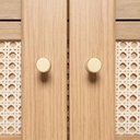 Ver imagem 3 de Cristaleira Kaki 89,5 Cm X 45 Cm Tauari - Telinha Portuguesa