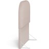 Cabeceira Cama Box 100cm Lanna com Puff Recamier Doha W01 Linho Bege - Lyam Decor - 10