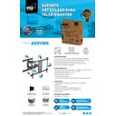 Ver imagem 4 de Suporte Multiarticulado de Parede para Tv, Elg, A02v8n, para Tvs de 50" a 90", Suporta até 60kg
