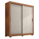 Ver imagem 1 de Guarda Roupa Casal Titanium 2 Portas 4 Gavetas Cinamomo Areia Fosco - Zanzini