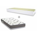 Ver imagem 1 de Colchão Solteiro D33 Ortobom + Cama Auxiliar Teen Aquarela Branco