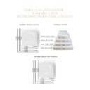 Ver imagem 3 de Jogo de Cama Festone Clássico 200 Fios Branco/Fend - Queen