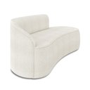 Ver imagem 6 de Sofá 3 Lugares Orgânico 180 Cm Morgan Bouclê Off White D03 - D'rossi