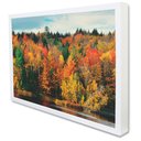 Ver imagem 1 de Quadro Decorativo Caixa Árvores de Outono Tacolado Moldura Caixa Alta 4,5cm Preta com Vidro 30 X 40c