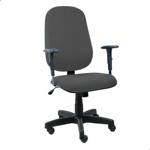 Cadeira de Escritório Presidente Giratória Ergonômica Cinza