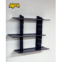 Ver imagem 3 de Kit Prateleira Versátil em Aço 59x59cm - Cinza Grafite