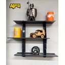 Ver imagem 2 de Kit Prateleira Versátil em Aço 59x59cm - Cinza Grafite