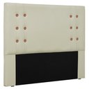 Ver imagem 1 de Cabeceira Estofada Cama Box Casal Queen Size Monreale 160cm Corano Bege - Desk Design