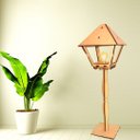 Ver imagem 2 de Abajur Grande de Chão SÃO THOMÉ MDF Luminária - MDF CRU