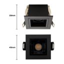 Ver imagem 3 de Spot Led de Embutir Calli 2w 3000k Preto Bella Iluminação St3221