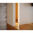 Ver imagem 5 de Home Theater Jordão para TV 75" 200cm MDF-MDP com LED Off White Matte-Freijó Colibri Móveis