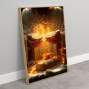 Ver imagem 2 de Quadro Decorativo Jesus Ceia Partilha do Pão Sala Quarto Casa Escritório