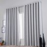 Cortina em Tecido 100% Blackout Linho 6,00 X 2,70 Metros Cinza Mescla Sala Quarto - 1