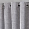 Cortina em Tecido 100% Blackout Linho 6,00 X 2,70 Metros Cinza Mescla Sala Quarto - 6
