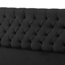 Ver imagem 5 de Cabeceira Queen para Cama Box 160cm Sofia Suede - Belliv Decor:preto