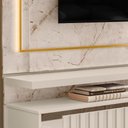 Ver imagem 5 de Painel Bancada Suspenso Para Tv 75" 2851 Off White Madetec