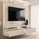 Ver mais imagens de Painel Bancada Suspenso Para Tv 75" 2851 Off White Madetec
