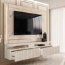 Painel Bancada Suspenso Para Tv 75" 2851 Off White Madetec - 8