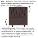 Ver imagem 5 de Cabeceira Casal Queen Size Cama Estofada 160 Cm Lile Suede:marrom