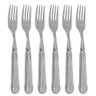 6 Garfos Jumbo de Mesa Churrasco 20cm Aço Inox Prateada Jantar Restaurante - 1