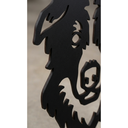 Ver imagem 4 de Quadro Decorativo Dino Border Collie Vazado Parede Escultura 3d Minimalista