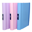 Ver imagem 1 de Pasta Fichário Injetado com 04 Argolas + Estojo Dello:azul Pastel