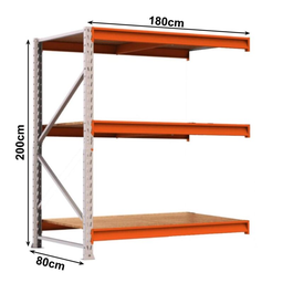 Porta Pallet com 03 Bandejas Complemento – 2,00×1,80×0,80cm – AMAPÁ – 11113 - 2
