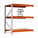 Ver imagem 3 de Porta Pallet com 03 Bandejas Complemento – 2,00×1,80×0,80cm – AMAPÁ – 11113