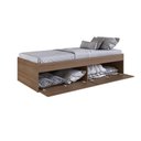 Ver imagem 3 de Quarto Juvenil com Cama, Guarda Roupas e Mesa de Cabeceira 80 Tókio Montana