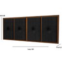 Ver imagem 2 de Painel Cabeceira Box Queen 1,60 Duda Madeira Preto - Comprar Moveis em Casa