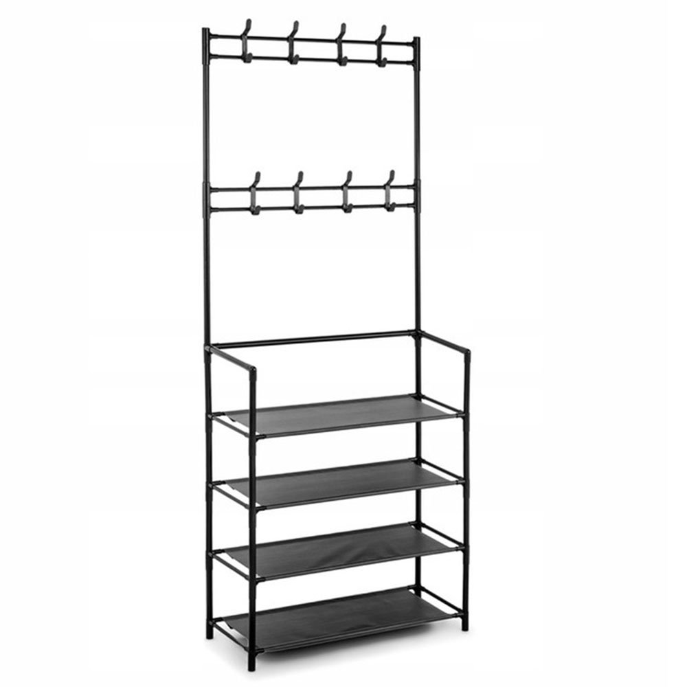 Rack Sapateira Arara Multiuso Tenis Roupa Sandalia Decoraçao Gancho Pendurar Cabide Sala Varanda Clo - 12