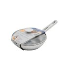 Ver imagem 4 de Frigideira Tramontina Allegra 20cm 1,3L Aço Inox Fundo Triplo com Tampa
