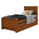 Ver imagem 1 de Cama Solteiro Athenas com Auxiliar Frassino Off White Flex - Lopas