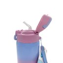 Ver imagem 1 de Copo Térmico Parede Dupla com Canudo Rosa - Buba