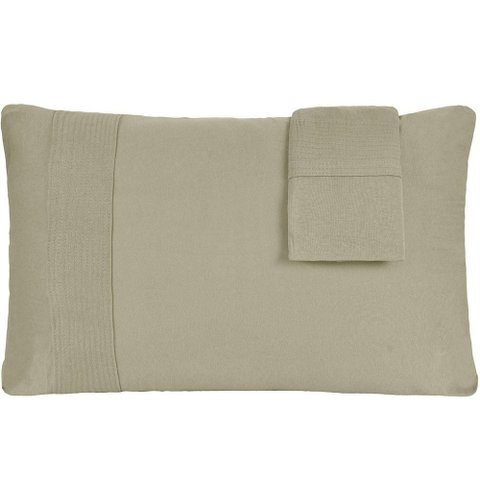 Jogo de Fronhas Bella Cama Malha 100% Algodão 50x70cm Avelã