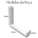 Ver imagem 7 de Kit com 2 Suportes de Parede Gancho Aço Resistente Tipo U Bicicleta Escada Mangueira
