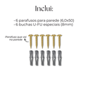 Ver imagem 6 de Kit com 2 Suportes de Parede Gancho Aço Resistente Tipo U Bicicleta Escada Mangueira