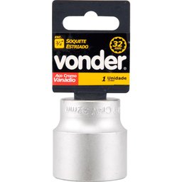 Soquete estriado enc 3/4" 36mm curto vanád. Vonder - 2