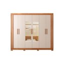 Ver imagem 2 de Guarda Roupa Casal com Espelho 6 Portas 2 Gavetas Eden Lux