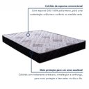 Ver imagem 5 de Colchão de Casal 138x188x14cm D20 Copper Colchoart Preto
