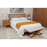 Cama Casal Queen Kiev Nogueira - 1