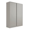 Ver imagem 2 de Guarda Roupa Solteiro 174cm com 2 Portas de Correr 100% Mdf Cor:grigio