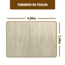 Ver imagem 5 de Toalha Mesa Plástica Pvc Térmica Louro Per 1,40 X 4,00
